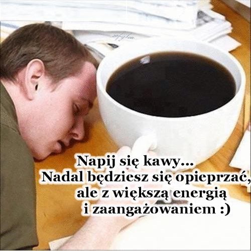 Kartka Napij si kawy! :-))