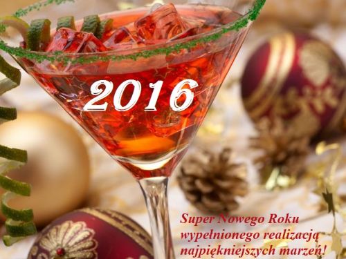 Kartka Szczcia i Pomylnoci na ten Nowy Rok 2016