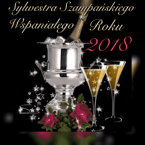 Kartka Sylwestra Szampańskiego i Nowego Roku Wspaniałego!