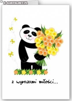 Kartka Z wyrazami mi�o�ci