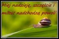 Mi�o�� i Szcz�cie nadchodz� powoli...