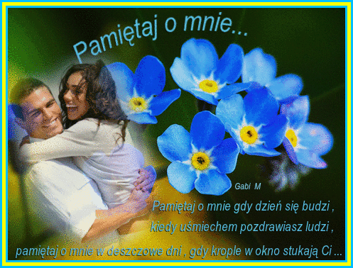 Kartka Pami�taj o mnie ...