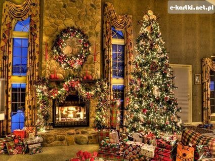 Kartka �wi�teczna choinka