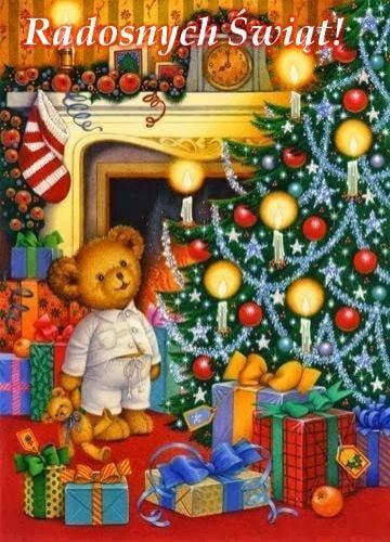 Kartka Pi�kna jest rado�� w �wi�ta...