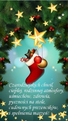 Kartka �wi�teczne �yczenia