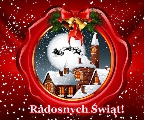 Kartka Zdrowych , pogodnych i radosnych �wi�t