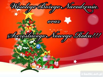 Kartka Weso�ych �wi�t i Szcz�liwego Nowego Roku!