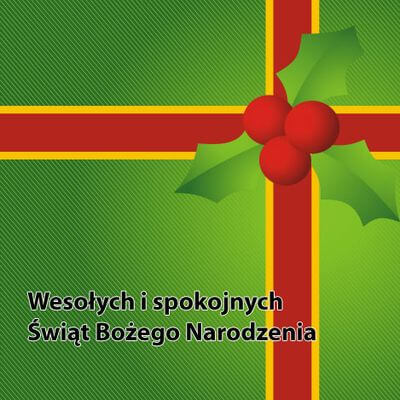 Kartka Weso�ych i spokojnych �wi�t Bo�ego Narodzenia