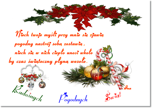 Kartka Weso�ych �wi�t