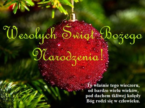 Kartka Weso�ych �wi�t Bo�ego Narodzenia!