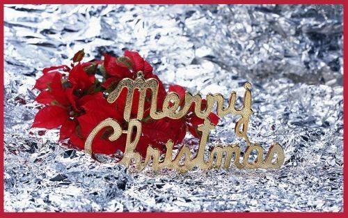 Kartka MERRY CHRISTMAS
