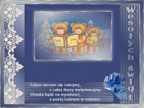 Kartka Chwa�a b�d� na Wysoko�ci a pok�j ludziom...