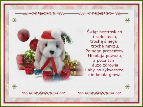 Kartka Radosnych, Beztroskich �wi�t Bo�ego Narodzenia!