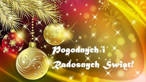Kartka Pogodnych i Radosnych �wi�t!