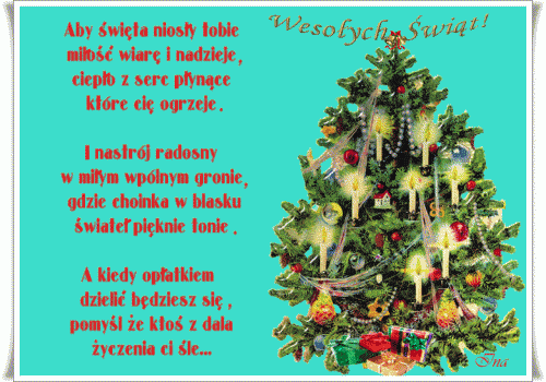 Kartka Weso�ych radosnych �wi�t