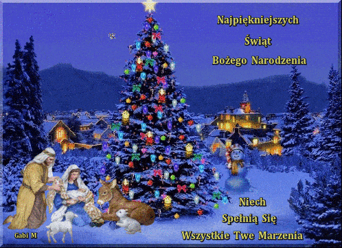 Kartka Najpi�kniejszych �wi�t Bo�ego Narodzenia 