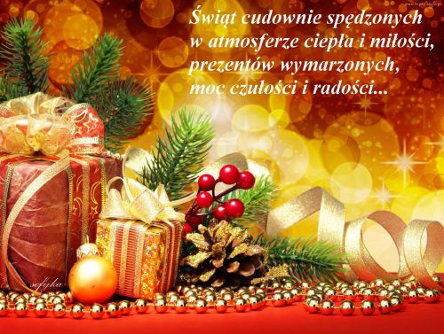 Kartka �wi�t cudownie sp�dzonych...