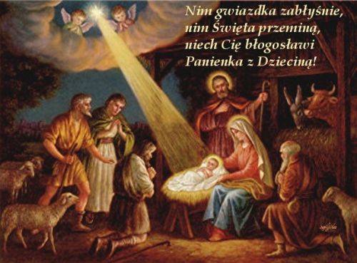 Kartka B�ogos�awionych �wi�t Bo�ego Narodzenia