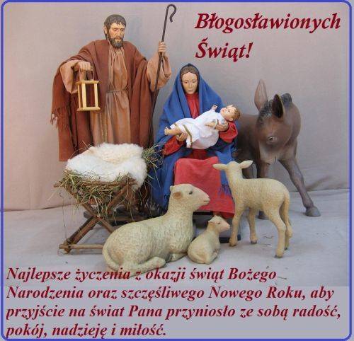 Kartka B�ogos�awionych �wi�t Bo�ego Narodzenia!