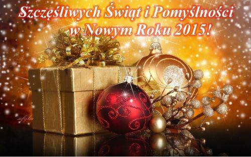 Kartka Szcz�liwych �wi�t i Pomy�lno�ci w Nowym Roku!
