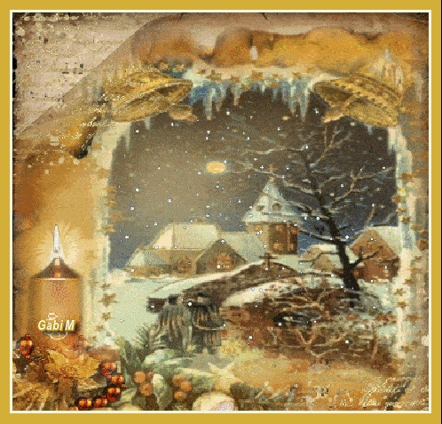 Kartka W grudniow� cich� noc...