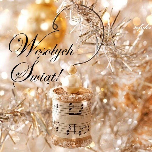 Kartka Cichutko rozbrzmiewa weso�a kol�da...