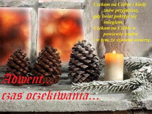 Kartka Pi�knego, wype�nionego nadziej� czasu oczekiwania.