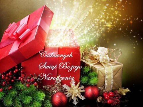 Kartka Niech magia tych �wi�t sp�ynie do Twego serca...