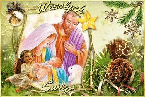 Kartka Weso�ych �wi�t  Bo�ego Narodzenia !