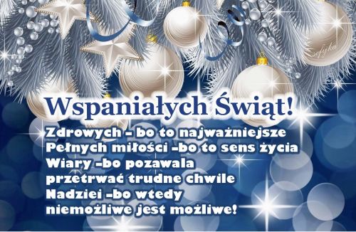 Kartka Wspania�ych �wi�t Bo�ego Narodzenia!