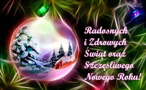 Kartka Radosnych �wi�t i Szcz�liwego Nowego Roku