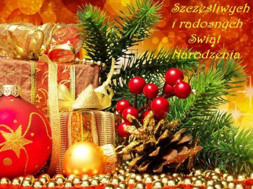 Kartka Szcz�liwych i Radosnych �wi�t Narodzenia!