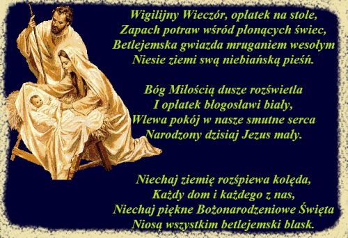 Kartka Mi�o�ci i Nadziei w te Wigilijna Noc...