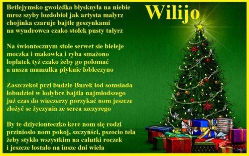 Kartka By Dziyciontko przinios�o Wom pok�j i szczy�ci