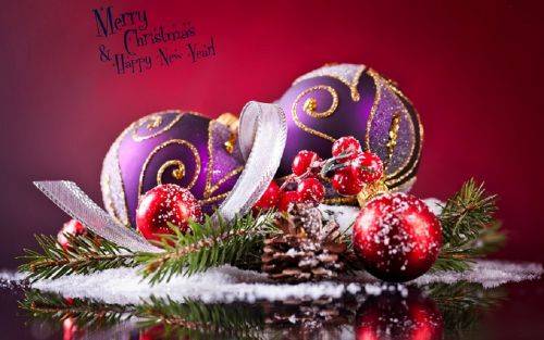 Kartka MERRY CHRISTMAS