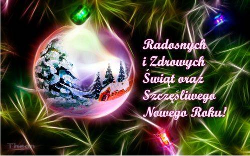 Kartka Radosnych �wi�t i Szcz�liwego Nowego Roku!