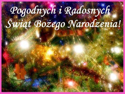 Kartka Radosnych i Pogodnych �wi�t Bo�ego Narodzenia!