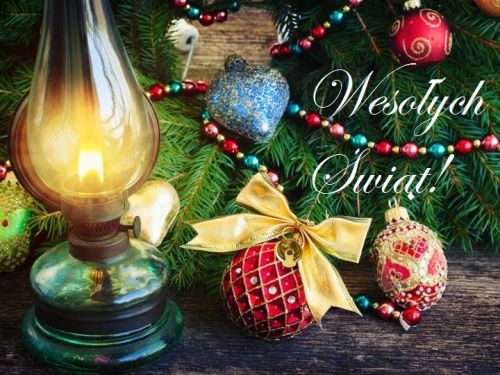 Kartka Wesolych i Radosnych Swiat!