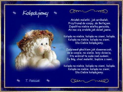 Kartka �piewajmy Male�kiemu, dla nas narodzonemu!