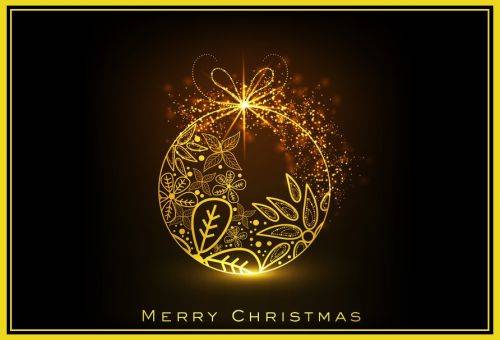 Kartka MERRY CHRYSTMAS