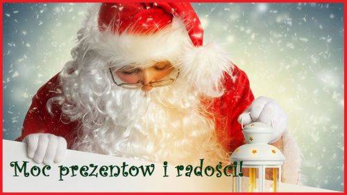 Kartka Moc prezent�w i rado�ci!