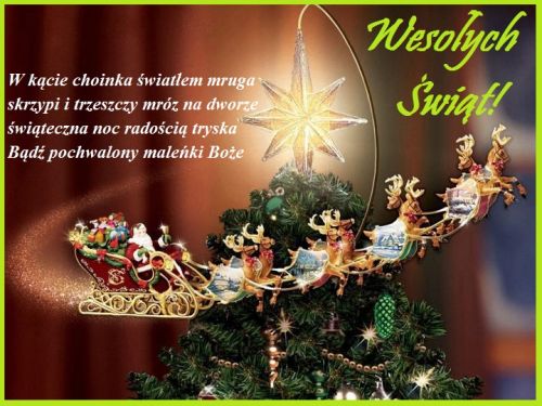 Kartka Niech Dzieci�tko przyniesie rado�� i pok�j...