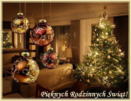 Kartka Pi�knych Rodzinnych �wi�t!