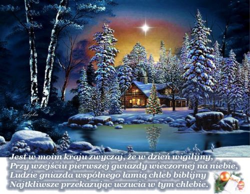 Kartka Wigilia
