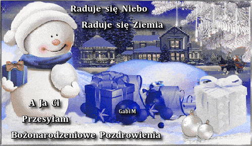 Kartka Raduje si� Niebo - Raduje si� Ziemia ...