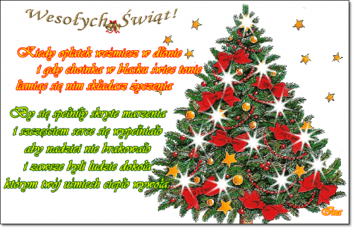 Kartka �wi�teczne �yczenia