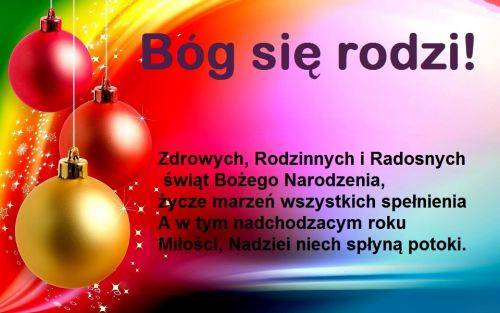 Kartka �wi�teczne �yczenia