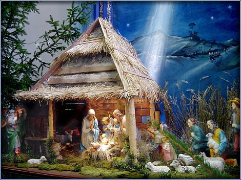 Kartka W t� cich�, �wi�t� noc narodzi� si� Chrystus...