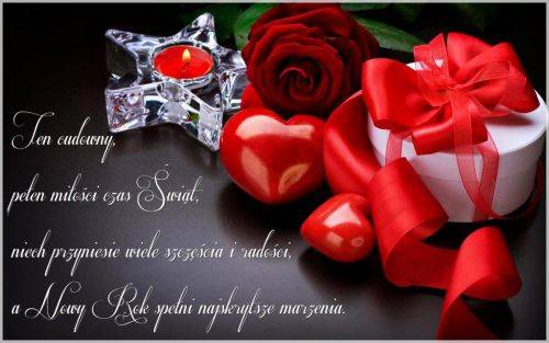 Kartka Niech te �wi�ta przynios� Ci du�o Szcz�cia i Mi�o