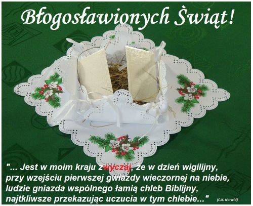 Kartka B�ogos�awionych �wi�t w Gronie Najbli�szych!